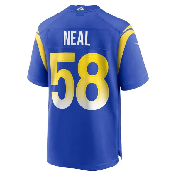 Eli neal los angeles rams nike game jersey Royal L