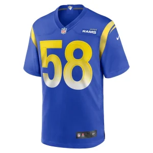 Eli neal los angeles rams nike game jersey Royal M