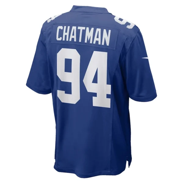 Elijah chatman new york giants nike team game jersey Royal L