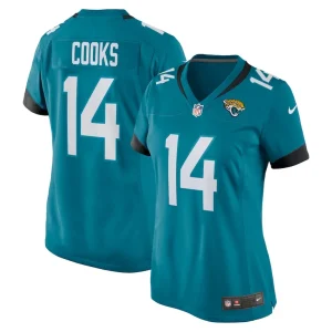 Elijah cooks jacksonville jaguars nike womens team game jersey Teal
