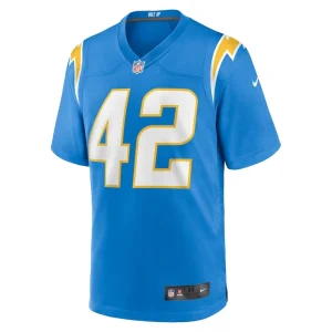 Elijah dotson los angeles chargers nike team game jersey Powder blue M