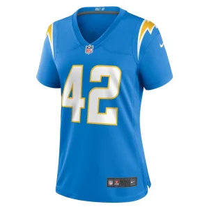 Elijah dotson los angeles chargers nike womens team game jersey Powder blue M
