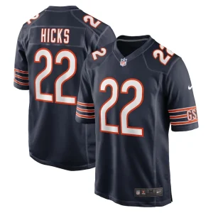 Elijah hicks chicago bears nike team game jersey Navy