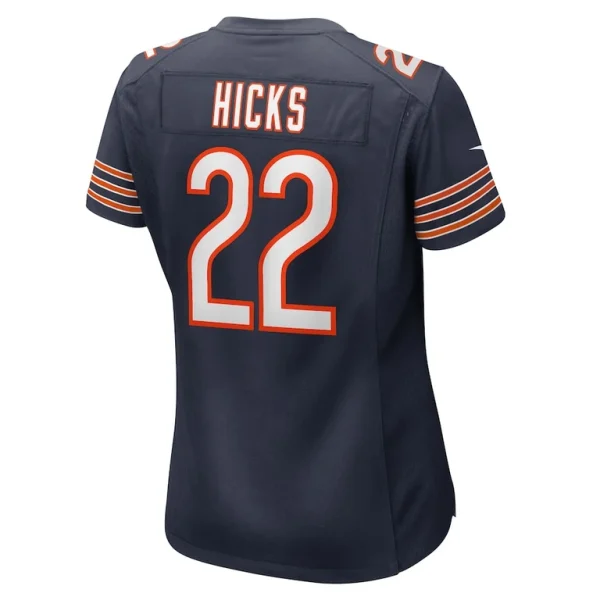 Elijah hicks chicago bears nike womens team game jersey Navy L