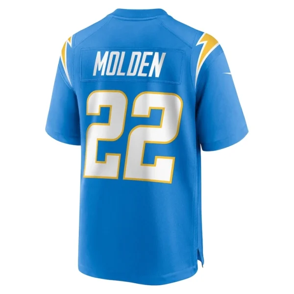Elijah molden los angeles chargers nike team game jersey Powder blue L