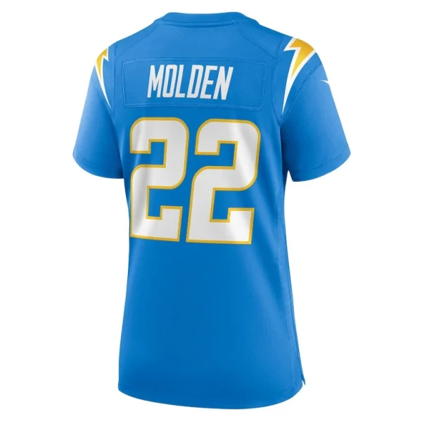 Elijah molden los angeles chargers nike womens game jersey Powder blue L