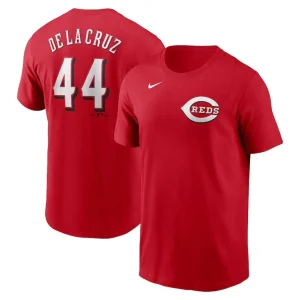 Elly de la cruz cincinnati reds nike fuse name number t shirt Red