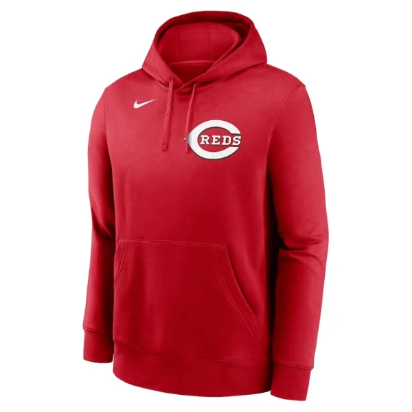 Elly de la cruz cincinnati reds nike player name number club pullover hoodie Red M