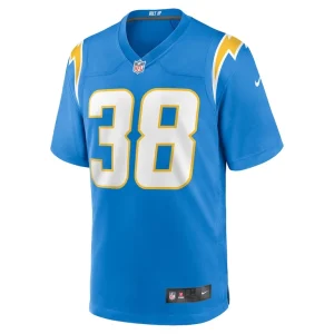 Emany johnson los angeles chargers nike team game jersey Powder blue M