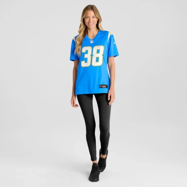 Emany johnson los angeles chargers nike womens team game jersey Powder blue XL