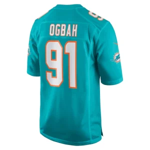 Emmanuel ogbah miami dolphins nike game jersey Aqua L