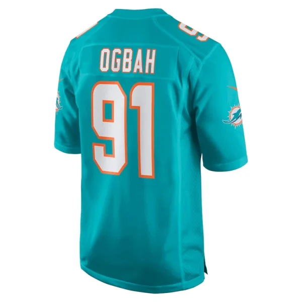 Emmanuel ogbah miami dolphins nike game jersey Aqua L