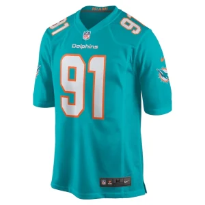 Emmanuel ogbah miami dolphins nike game jersey Aqua M