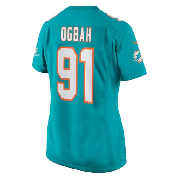 Emmanuel ogbah miami dolphins nike womens game jersey Aqua L