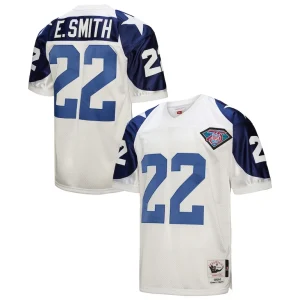 Emmitt smith dallas cowboys 1994 mitchell ness authentic throwback retired player jersey White