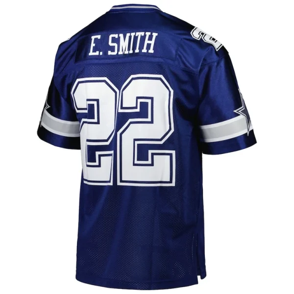 Emmitt smith dallas cowboys 1996 mitchell ness authentic throwback retired player jersey Navy 44
