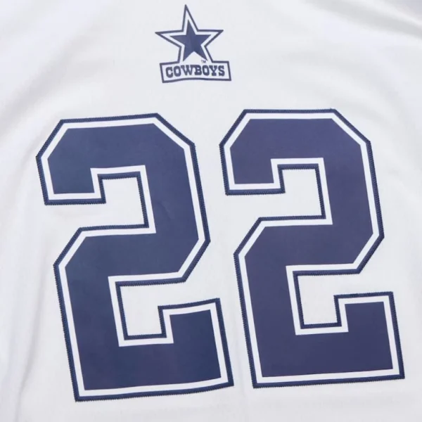 Emmitt smith dallas cowboys mitchell ness 1994 alternate legacy replica jersey White L
