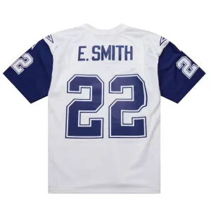 Emmitt smith dallas cowboys mitchell ness 1994 alternate legacy replica jersey White M