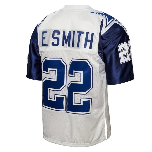 Emmitt smith dallas cowboys mitchell ness 1994 authentic jersey White L