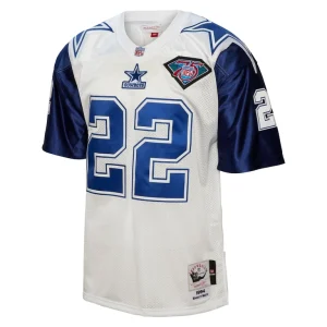 Emmitt smith dallas cowboys mitchell ness 1994 authentic jersey White M