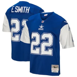 Emmitt smith dallas cowboys mitchell ness 1995 legacy replica jersey Royal