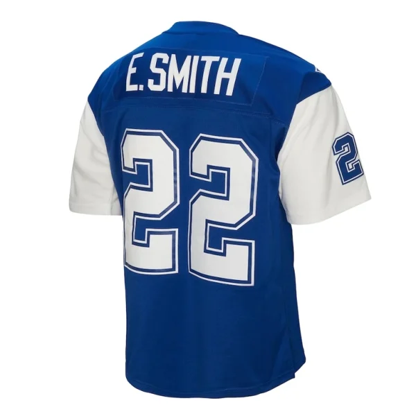 Emmitt smith dallas cowboys mitchell ness 1995 legacy replica jersey Royal L