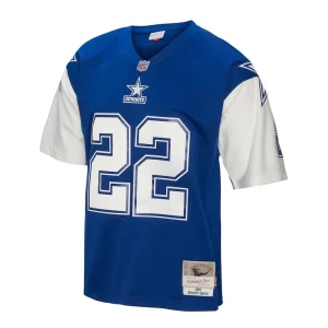 Emmitt smith dallas cowboys mitchell ness 1995 legacy replica jersey Royal M