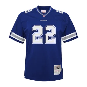 Emmitt smith dallas cowboys mitchell ness big tall 1996 legacy retired player jersey Navy 3XB
