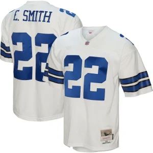 Emmitt smith dallas cowboys mitchell ness legacy replica jersey White