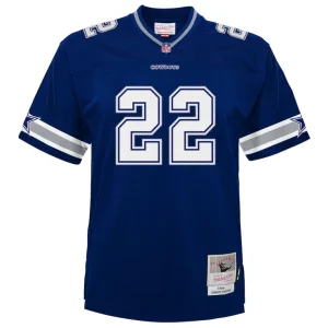 Emmitt smith dallas cowboys mitchell ness youth 1996 legacy jersey Navy Yth M