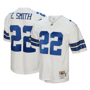 Emmitt smith dallas cowboys mitchell ness youth retired player legacy jersey White