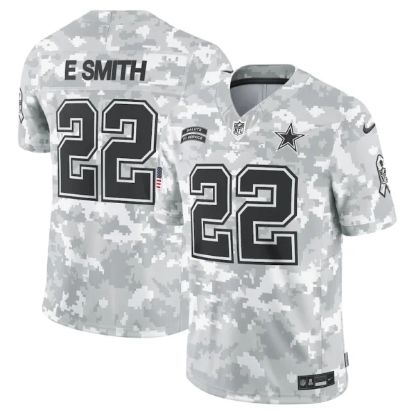 Emmitt smith dallas cowboys nike 2024 salute to service retired player limited jersey Arctic camo