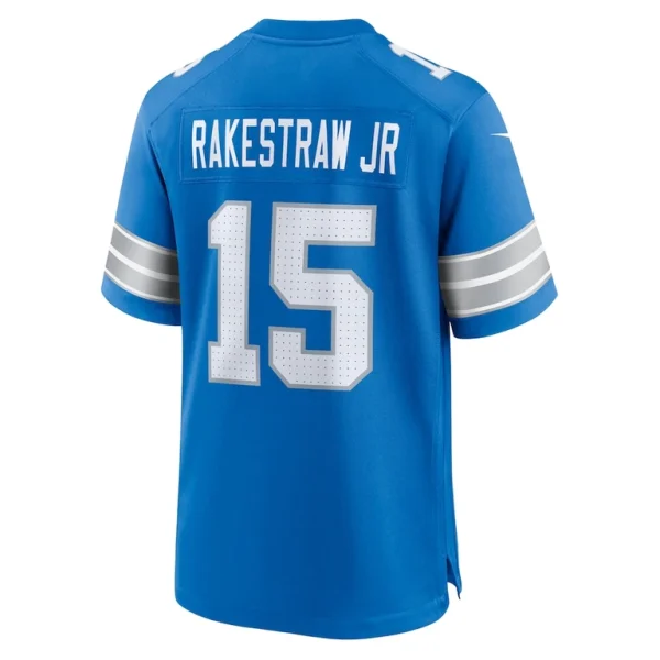 Ennis rakestraw jr. detroit lions nike team game jersey Blue L