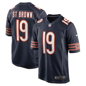 Equanimeous st. brown chicago bears nike game player jersey Navy