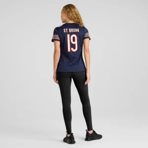 Equanimeous st. brown chicago bears nike womens game player jersey Navy 2XL