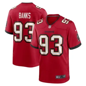 Eric banks tampa bay buccaneers nike game jersey Red