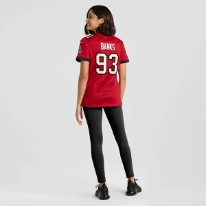 Eric banks tampa bay buccaneers nike womens game jersey Red 2XL