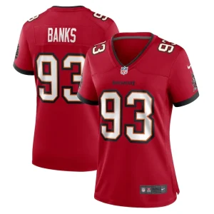 Eric banks tampa bay buccaneers nike womens game jersey Red