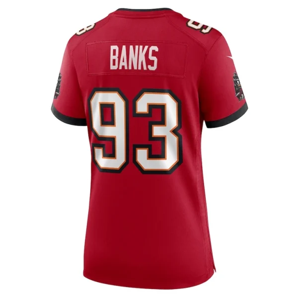 Eric banks tampa bay buccaneers nike womens game jersey Red L
