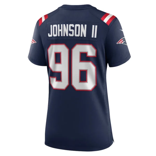 Eric johnson ii new england patriots nike womens game jersey Navy L