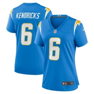 Eric kendricks los angeles chargers nike womens game player jersey Powder blue