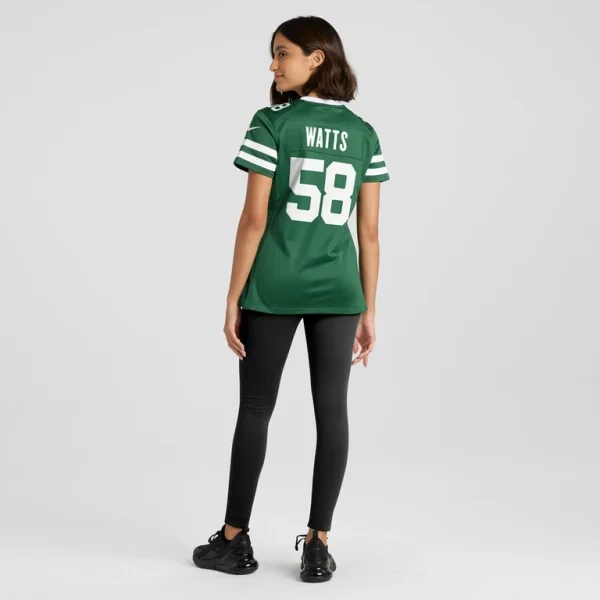 Eric watts new york jets nike womens team game jersey Legacy green 2XL