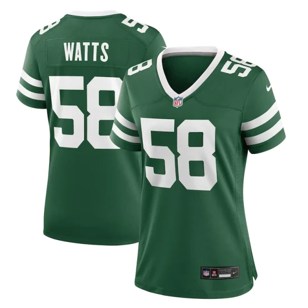 Eric watts new york jets nike womens team game jersey Legacy green