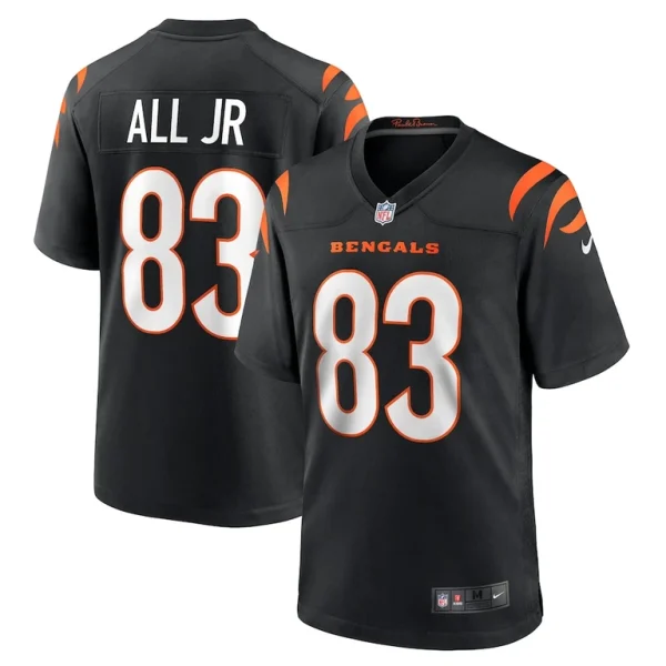 Erick all jr. cincinnati bengals nike team game jersey Black