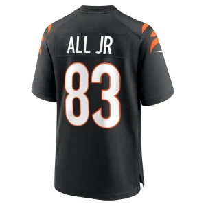 Erick all jr. cincinnati bengals nike team game jersey Black L