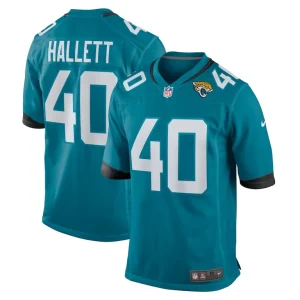 Erick hallett jacksonville jaguars nike game jersey Teal