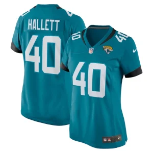 Erick hallett jacksonville jaguars nike womens game jersey Teal