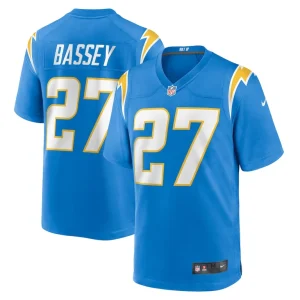 Essang bassey los angeles chargers nike game jersey Powder blue