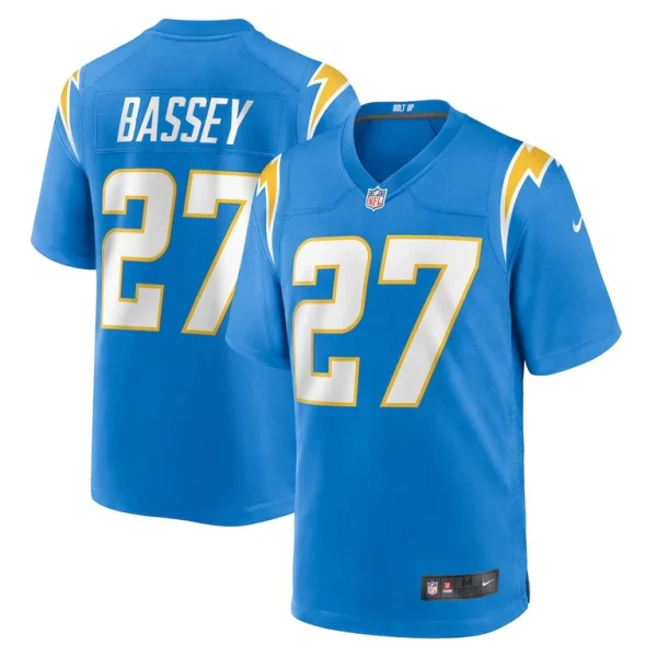Essang bassey los angeles chargers nike game jersey Powder blue