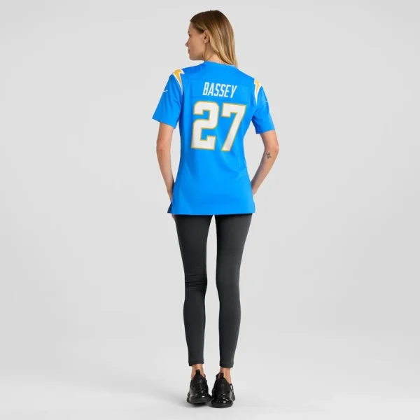 Essang bassey los angeles chargers nike womens game jersey Powder blue 2XL